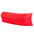 Sofa hinchable perezoso rojo portatil exterior camping bolsa de dormir cama de aire - Rojo