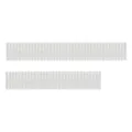Adjustable plastic drawer dividers with number slots for underwear and makeup organization. - 47*7cm / Apricot Dividers (4-Pack)