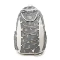 Schwarzer und weißer Karo-Rucksack mit Schleifenmuster und kontrastierenden Einsätzen für den Alltag. - Einzelne Tasche / Schwarz