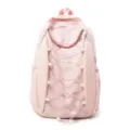 Niedlicher rosa karierter Schleifen-Schulrucksack mit großer Kapazität für Schülerinnen. - Einzelne Tasche / Rosa