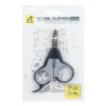 Pet nail clippers for cats and dogs, ergonomic black and grey trimmer for small pets. - Dark Blue