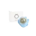 Catnip ball cat toy with cute blue cat ear base and rotating mint ball for mental stimulation. - Blue (Cat Head Shape)