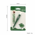Pet tick removal pen for cats and dogs, portable tick remover tool with blister packaging. - Olive Green