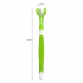 Pet 3-head toothbrush for dogs and cats oral cleaning care tool 17.5cm green variant - Bulk (93044) / Grass Green