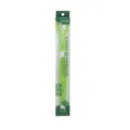 Green 3-sided pet toothbrush for dogs and cats oral cleaning and fresh breath care. - PVC Packaging (93044) / Grass Green