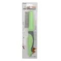 Pet grooming comb for dogs and cats, stainless steel teeth with ergonomic non-slip handle. - Wide-Tooth Comb
