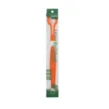 Pet 3-sided toothbrush for dogs and cats, effective oral dental cleaning tool for large and small pets. - PVC Packaging (93044) / Orange