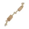 Giocattolo da masticare per cani in legno e corda di cotone, resistente e sicuro. - Stile 11