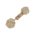 Giocattolo da masticare per cani in corda di cotone e legno, resistente e sicuro. - Modello 6