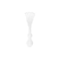 Wit plastic haarborstel reinigingsgereedschap, kam reinigingsklauw en haarverwijderingshulpmiddel. - 92270 / Wit