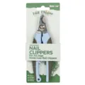 Professional dog nail clipper with non-slip handle for pet grooming and claw care. - Blue