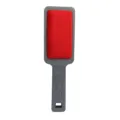 Clothing lint brush for pet hair removal, grey handle with red fabric head, daily cleaning tool. - 80923 / Gray Handle Red Cloth