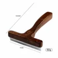 Wooden Pet Grooming Comb Deshedding Tool for Cats and Dogs 16.8cm x 10cm Pet Hair Brush - Dematting Rake Large