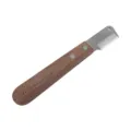 Wooden handle pet grooming comb with stainless steel teeth for de-shedding pets efficiently. - Left-Handed Stripping Knife