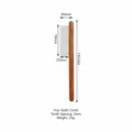 Wooden pet grooming comb with stainless steel teeth, ideal for cat and dog hair removal and care. - 29-Tooth Chopstick Comb