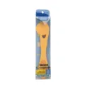 Pet TPR finger toothbrush for dogs and cats, orange shape soft silicone teeth cleaning tool. - Yellow Lemon Style