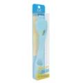 Blue carrot pet finger toothbrush for dogs, silicone oral cleaning tool with clear box. - Blue Carrot