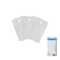 Set pettine per pulci per animali domestici in plastica bianca strumento per toelettatura cani - Bianco
