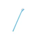 Blue single-headed pet toothbrush for cats and dogs, ideal for daily oral cleaning and dental care. - Dark Blue