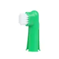Brosse à dents de doigt jetable pour animaux de compagnie chien chat nettoyage vert - Vert