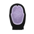 Pet bath grooming glove silicone massage brush for dogs and cats cleaning pet supplies - Purple