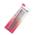 Colorful pet steel comb with dual tooth spacing for cat and dog grooming and de-shedding. - Large (19.1*4.2CM) / Rose Red
