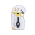 Pet shedding tool for dogs and cats, professional undercoat rake and grooming brush. - 45mm Blades in Double Blister Pack
