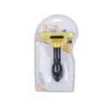 Professional pet shedding comb for dogs and cats, effective undercoat removal grooming tool. - 100mm Blade Double Blister Pack