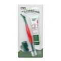 Pet dental care kit with double-headed toothbrush, 70g toothpaste and finger brush for dogs and cats. - Finger Toothbrush + 360° Toothbrush + Toothpaste / Beef Flavor