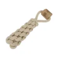 Resistente giocattolo da masticare per cani in corda di cotone con manico in legno. - Stile 8