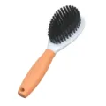 Blue orange pet grooming brush for dogs and cats, durable floating hair removal tool. - Large Single-Sided Bristle Comb / Orange