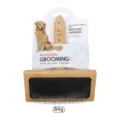 Professional Bamboo Pet Slicker Brush for Dogs and Cats, Deshedding Grooming Tool 84g - Carbonized Bamboo Size L Carded