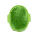 Brosse de bain en silicone pour animaux de compagnie peigne de massage pour chiens et chats - Vert 38g (en vrac)