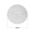 Stainless steel coffee puck screen 53mm filter plate for espresso machine portafilter - Double Layer / 53mm