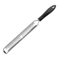 Edelstahl Zitronenreibe und Käsereibe mit ergonomischem schwarzem Griff für die Küche. - 2102-3 Farbbox + Pinsel / Gelb