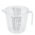 Mesure doseur en plastique transparent 1000ml avec poignée et graduation pour cuisine. - 1000ML