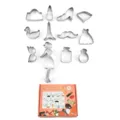 Ensemble de emporte-pièces en acier inoxydable 12 pièces moule de cuisson pour biscuits. - Boîte de Couleur