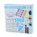 Kit de décoration de gâteaux 92 pièces avec douilles, plateau tournant, spatules et ustensiles. - A-08# - 92 pièces