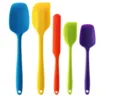 Mehrfarbiges Silikon Spatel Set zum Backen und Kochen, 5-teiliges Küchenhelfer Modell. - 5-teiliges Set + OPP-Beutel / bunt