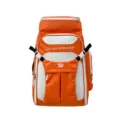 Professioneller orange-weißer Outdoor-Rucksack mit großem Fassungsvermögen und Fächern - Orangerot
