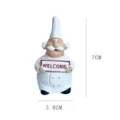 Resin cartoon chef fridge magnet with welcome sign, cute kitchen decor item, size 7cm. - WELCOME / 7cm