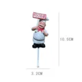 Resin chef wall hook adhesive kitchen storage hanger cute decorative wall hook 10.5cm - FOODIE Hook