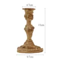European vintage gold candlestick baroque candle holder home decor wedding table photography prop - Gold European Candle Holder 11#
