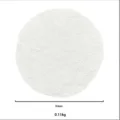 White marble texture round jewelry tray photography prop minimalist coaster display decor - Ripple Circular