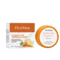 OceAura Turmeric Lemon Goat Milk Soap bar with box 100g natural glowing body cleanser - 100.00g