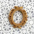 Cornice portafoto ovale in resina dorata stile vittoriano vintage per esposizione di gioi - 31# Oro
