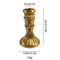 Candelabro de resina dorada retro columna romana europea decoracion del hogar accesorio 10cm - 62# Dorado