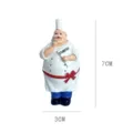 Resin cartoon chef fridge magnet, cute kitchen decor magnetic sticker for home decoration. - Menu