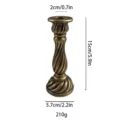 Candelabro retro de resina estilo europeo columna romana decoración del hogar accesorio - 64# Bronce Antiguo