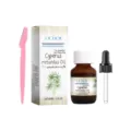 Σετ έλαιο αποτρίχωσης Cyperus rotundus OUHOE με σταγονόμετρο και ξυραφάκι για απαλό δέρμα. - Σετ Αιθέριου Ελαίου